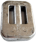 2kg Slotted Slim Dive Weight